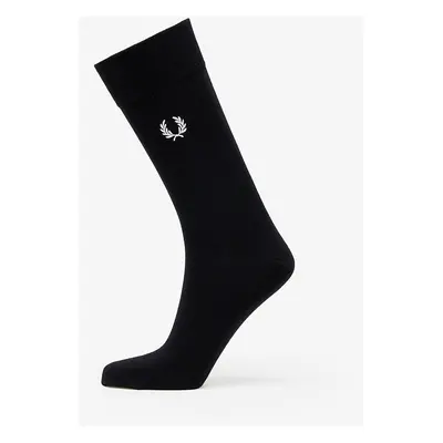 FRED PERRY Classic Laurel Wreath Sock Black/ Snow White