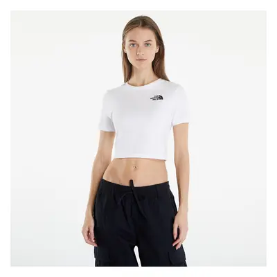 Maglietta The North Face Crop S/S Tee TNF White