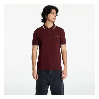 Maglietta FRED PERRY Twin Tipped Fred Perry Shirt Oxblood