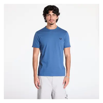 Maglietta FRED PERRY Ringer T-Shirt Midnight Blue