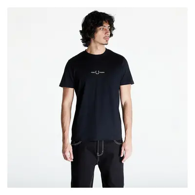 Maglietta FRED PERRY Graphic Print T-Shirt Black