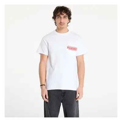 Maglietta PLEASURES Staff Pocket T-Shirt White