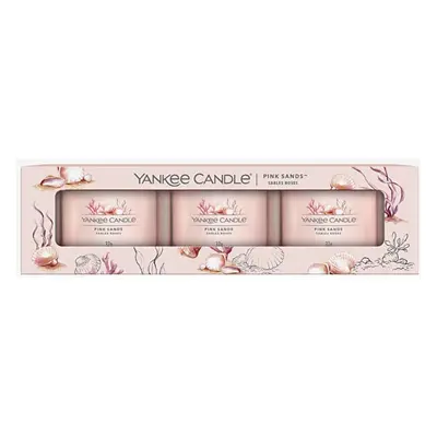 Yankee Candle Votive Candle 3-Pack - Pink Sands