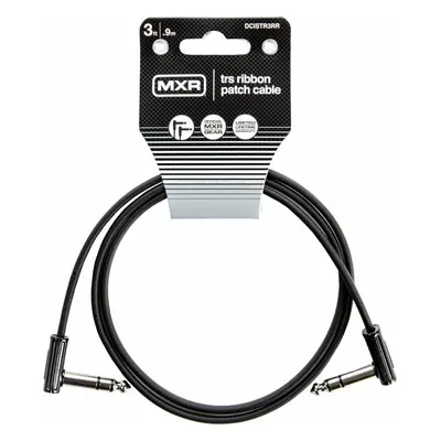 Dunlop MXR DCISTR3RR Ribbon TRS Cable 0,9 m Angolo - Angolo Cavo patch