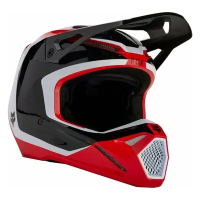 FOX V1 Nitro Helmet Fluorescent Red Casco