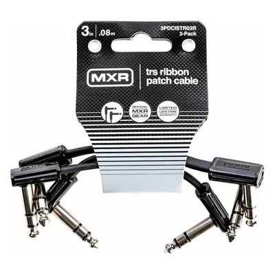 Dunlop MXR DCISTR03R Ribbon TRS Cable Pack cm Angolo - Angolo Cavo patch