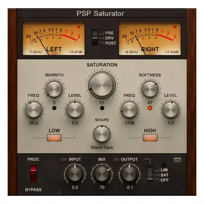 PSP AUDIOWARE Saturator (Prodotto digitale)