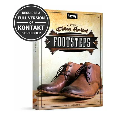 BOOM Library Virtual Foley Artist Footsteps (Prodotto digitale)