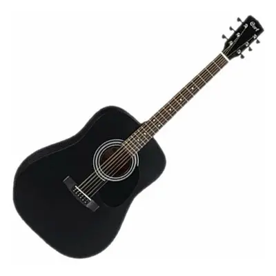 Cort AD810E Black Satin Chitarra Semiacustica Dreadnought