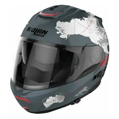 Nolan N100-6 Legend C.Checa N-Com Slate Grey C.Checa/White Casco