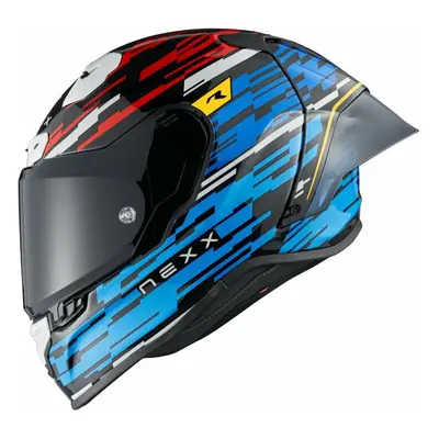 Nexx X.R3R Glitch Racer Blue/Red Casco