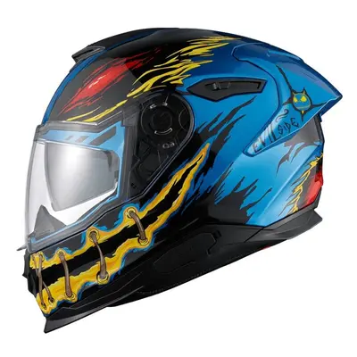 Nexx Y.100R Night Rider Sky Blue Casco