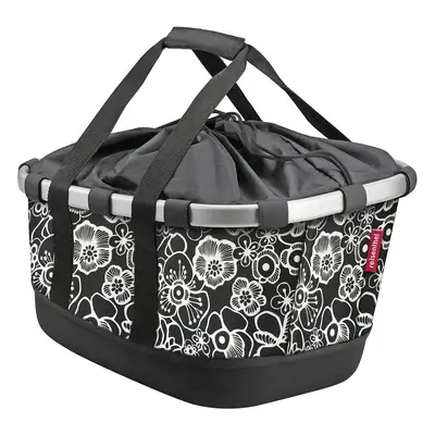 KLICKfix Bikebasket GT Borsa per portapacchi Fleur Black L