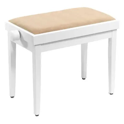 Pianonova SG Sgabello per pianoforte in legno White