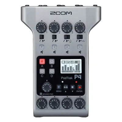 Zoom PodTrak P4 Mixer per podcast