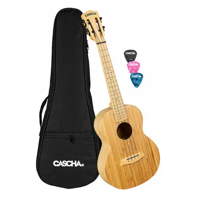 Cascha HH Bamboo Natural Ukulele tenore