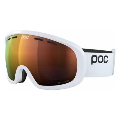 POC Fovea Mid Hydrogen White/Clarity Intense/Partly Sunny Orange Occhiali da sci