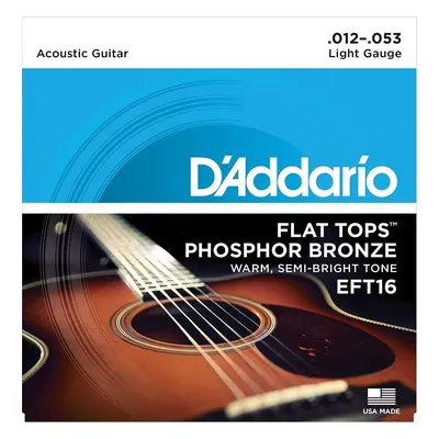 D'Addario EFT16 Corde Chitarra Acustica