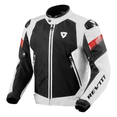 Rev'it! Jacket Control Air H2O White/Black Giacca in tessuto