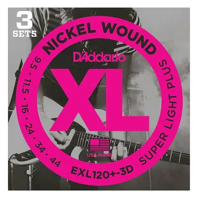 D'Addario EXL120+-3D Corde Chitarra Elettrica