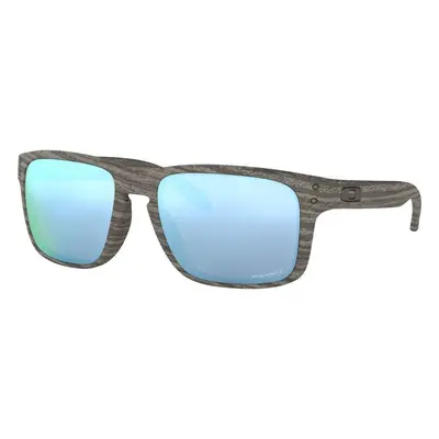 Oakley Holbrook 9102J9 Woodgrain/Prizm Deep H2O Polarized Occhiali lifestyle