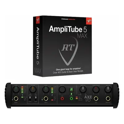 IK Multimedia AXE I/O + AmpliTube MAX Bundle Interfaccia Audio USB