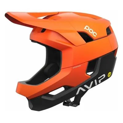 POC Otocon Race MIPS Fluorescent Orange AVIP/Uranium Black Matt Casco da ciclismo