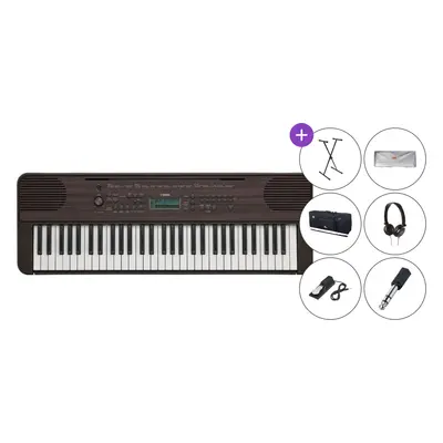 Yamaha PSR E360 Deluxe SET Tastiera con dinamica Dark Walnut