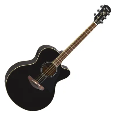 Yamaha CPX600 BK Black Chitarra Semiacustica Jumbo