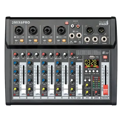 Italian Stage MIX6 PRO Mixer Analogico