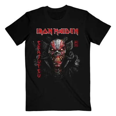 Iron Maiden Maglietta Senjutsu Black Cover Vertical Logo Unisex Black