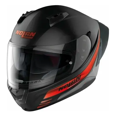 Nolan N60-6 Sport Outset Flat Black Red Casco