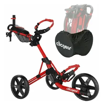 Clicgear Model 4.0 SET Matt Red Trolley manuale golf