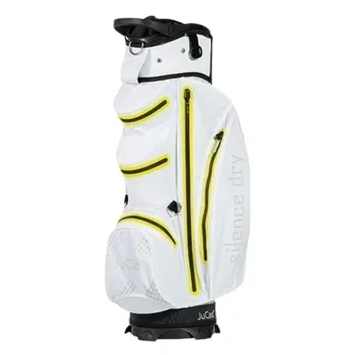 Jucad Silence Dry White/Yellow Borsa da golf Cart Bag