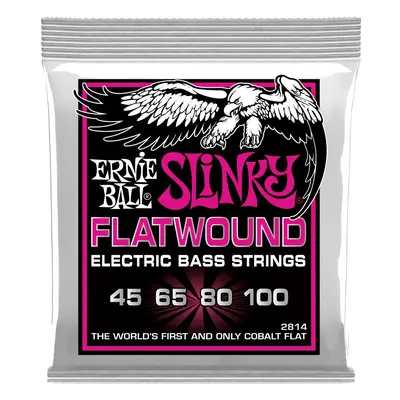 Ernie Ball Super Slinky Cobalt Flatwound Electric Bass