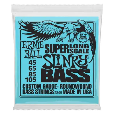 Ernie Ball Slinky Nickel Wound Super Long Scale Electric Bass