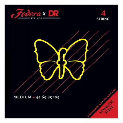 DR Strings Fodera Stainless Steel Medium