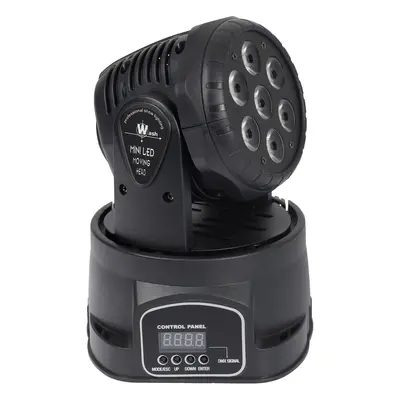 Flash LED MOVING HEAD WASH 7x10W RGBW 4in1 (disimballato)