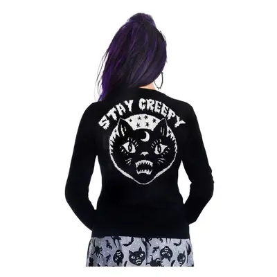 maglione donna - SPOOKY CATS - TOO FAST - WCKN-T-SPCAT