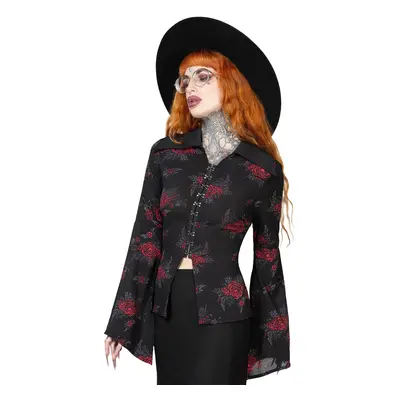 camicia donna KILLSTAR - Pandora Fatale - Rosso