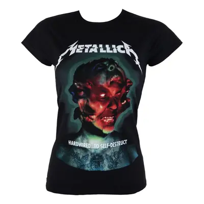 t-shirt metal donna Metallica - Hardwired Album Cover - NNM - RTMTLGSBHAR