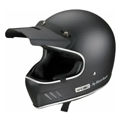 Casco BLACK HEART - Retron - Semplice - NERO