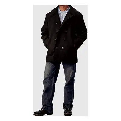 cappotto maschile ROTHCO - PEA COAT - BLACK