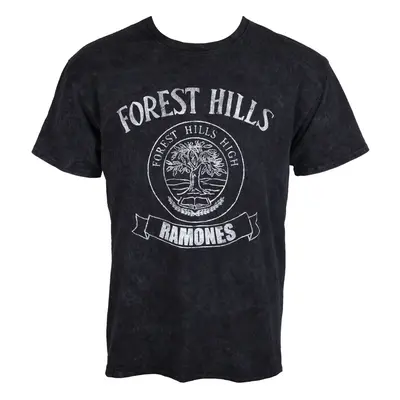 t-shirt metal uomo Ramones - Forest Hills - ROCK OFF - RASWASH01MB