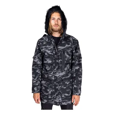 Giacca da uomo VIXXSIN - QUILLION PARKA - GRIGIO CAMO