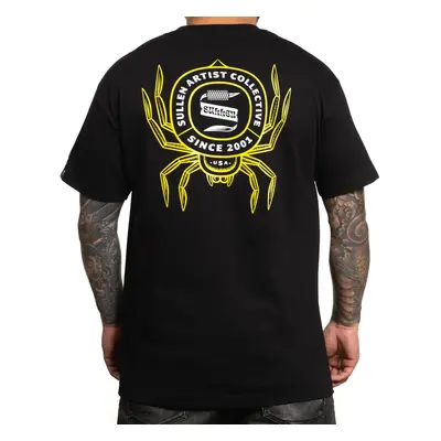 t-shirt hardcore uomo - SPIDER BITE - SULLEN - SCM4945_BK