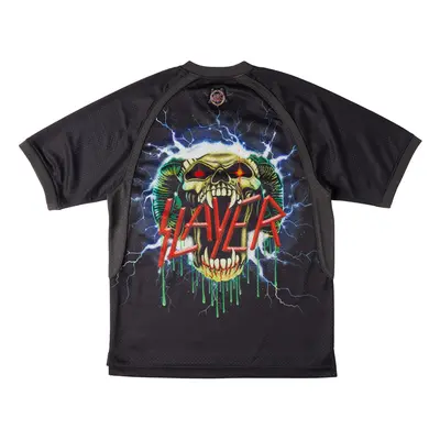 t-shirt metal uomo Slayer - FOOTBALL JERSEY - DC - ADYKT03225-KVJ0