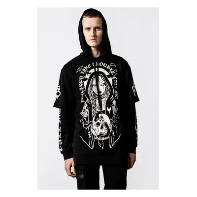 felpa con capuccio uomo - Trouble Hooded Layer - KILLSTAR - KSRA004275