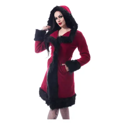 Cappotto da donna POIZEN INDUSTRIES - DARK MASE - ROSSO