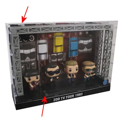 funko (set) U2 - POP! Momenti - Zoo TV Tour - DANNEGGIATO